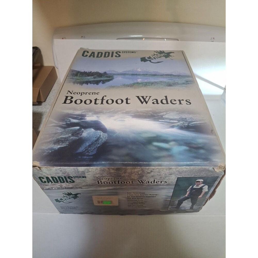 Caddis Systems Deluxe Breathable Bootfoot steel sole - Wader - Size 13 -